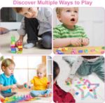 Wooden Magnetic Puzzles for Toddlers