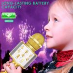 KIDWILL Wireless Bluetooth Karaoke Microphone for Kids