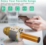 KIDWILL Wireless Bluetooth Karaoke Microphone for Kids