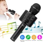 KIDWILL Wireless Bluetooth Karaoke Microphone for Kids